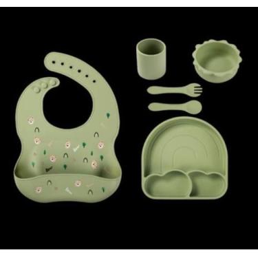 Imagem de Kit de Alimentação Infantil Estampado 6 Peças - SE509 - BUBULE SECHI, 