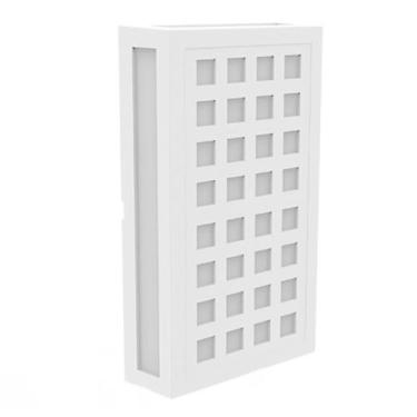 Imagem de Arandela cobogo quadros branca 12w 3k branco quente biv avant 34132017