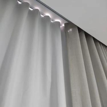 Imagem de Cortina  Para Trilho Suíço Duplo Linho E blackout 6,00x2,70 - Salvatex