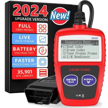 Imagem de Leitor de código de carro OBD2 Scanner MS309 Universal 2024 atualizado