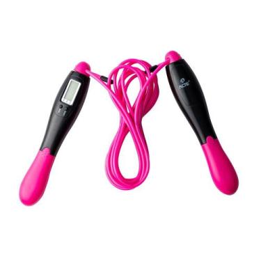 Imagem de Corda Pular 2,80m Contador Digital PVC PP T294 Rosa Acte - Acte Sports