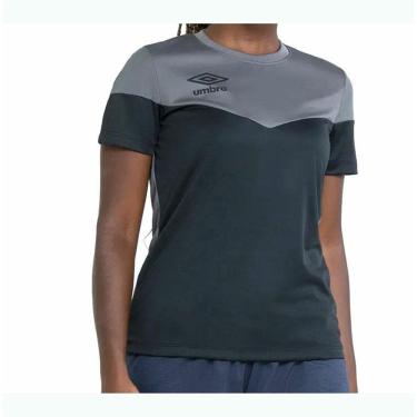 Imagem de Baby Look Feminina Stadion pto/cza - Umbro