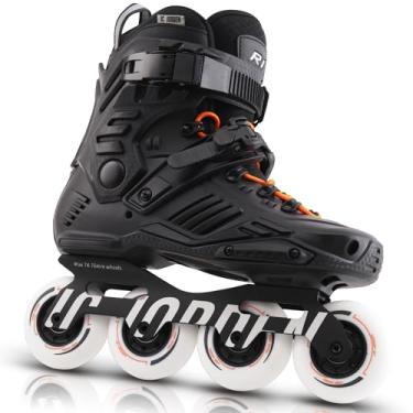 Imagem de JC JORDEN Patins em linha para mulheres e homens, patins de corrida de velocidade fitness com revestimento externo durável, adulto masculino feminino, lâminas profissionais para atividades ao ar livre