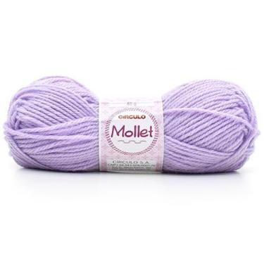 Imagem de Lã Mollet 40g - Cores 2023 - CÍRCULO, 6747 TULIPA LILÁS