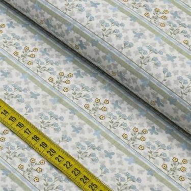 Imagem de Tecido Estampado para Patchwork - Borboletando : Borboletas no Jardim 