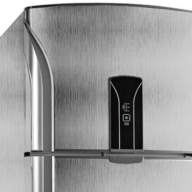 Imagem de Adesivo Prata Inox Escovado Envelopamento Geladeira Móveis Armário Fog