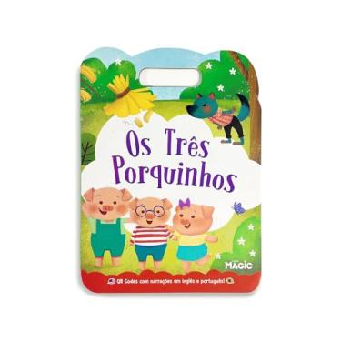 Imagem de Os Três Porquinhos - Texto e Narração em Português e Inglês