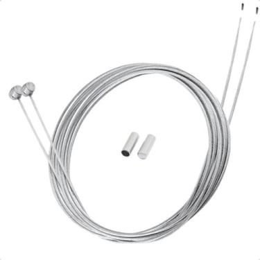 Imagem de KIt 2 Cabos De Aço Para Freio De Bicicleta 1.75m Reforçado Universal C
