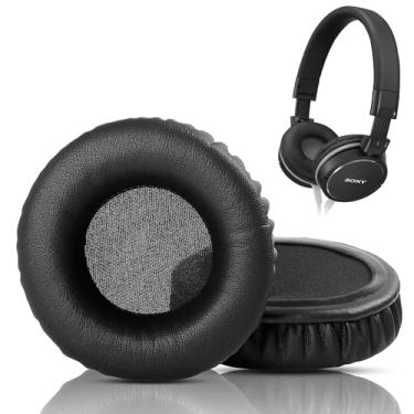 Imagem de ZX610 Almofadas auriculares profissionais de substituição compatível com fones de ouvido Sony MDR-ZX610 com couro amigo da pele e espuma viscoelástica