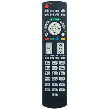 Imagem de Controle remoto de substituição N2QAYB000571 adequado para Panasonic Viera Plasma TV TC-P50ST30 TC-P46ST30 TC-65PST34 TC-L32DT30 TC-P42ST30 TC-P50GT30 TC-P55GT30 TC-P55ST30 TC-L3 7DT30 TC-P55VT30
