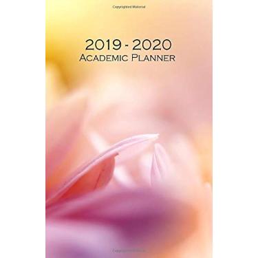 Imagem de 2019-2020 Academic Planner: July 2019 - June 2020 (12 months), yearly/monthly/weekly planner, Calendars 2019-2020, pages for to notes, Schedule, Appointments, Organizers : soft flower 1