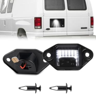 Imagem de Puddle Light para Ford E150 E250 E350 E450 Econoline Van Traseira Led Placa de Licença Lâmpadas 92-18 F6Uz-13550-Aa,F6Uz13550Aa,6000K Branco