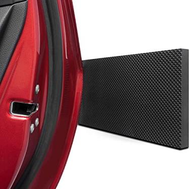 Imagem de 5X Protetores de parede de garagem, protetores de porta de carro e para-choques - Enchimento de parede de espuma autoadesivo | 39,9 cm x 12 cm, 2 cm de espessura