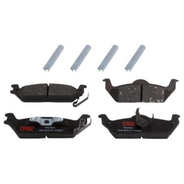 Imagem de TRW Automotive Conjunto de pastilhas de freio a disco TPC1012 para Ford F-150: 2004-2012 e outras aplicações traseiras, preto
