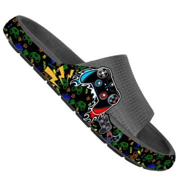 Imagem de Chinelo Nuvem Infantil Menino Papete Sandália Desenhos Confortável e L