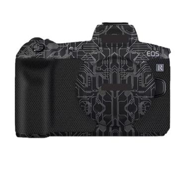 Imagem de JERXTTON Película de decalque para Canon EOS RP película de vinil antirarranhões Mirrorless Camera Body Protective Sticker Coat (Circuit Titanium)