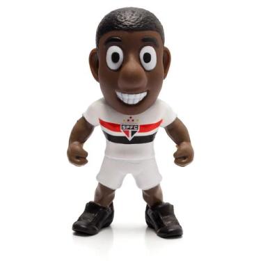 Imagem de BONECO MASCOTE DIAMANTINHO SPFC - Polo Art, Branco, Preto