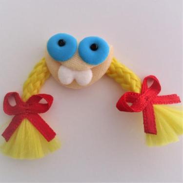 Imagem de 20 Apliques Carinha Sapeca 8cm Artesanato E Roupas Infantis - Fitas e 