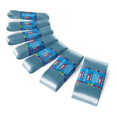 Imagem de 10mts Kit Fita Cetim Mimosa 100mm(10cm) X 10 Mts C/3un = 30m - Fitas R