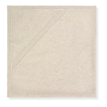 Imagem de Jet&Bo BABY Cobertor 100% caxemira com capuz em açúcar mascavo - unissex, 76 cm x 76 cm - ultramacio, hipoalergênico e regulador de temperatura - caixa de presente e cartão incluídos