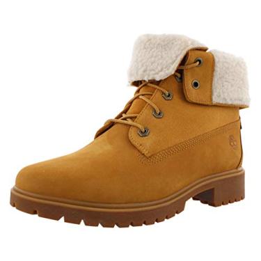 Imagem de Bota feminina Timberland Jayne impermeável Teddy de lã dobrável moderna