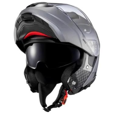 Imagem de Capacete Texx Escam Kratos Solido Titanio Fosco 56