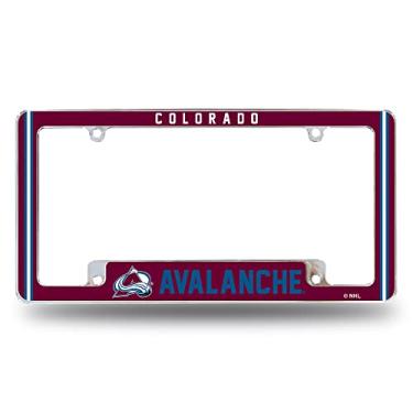 Imagem de Rico Industries NHL Colorado Avalanche Classic 30,48 cm x 15,24 cm Moldura de placa automotiva para carro/caminhão/SUV
