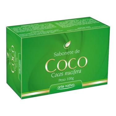 Imagem de sabonete de coco com óleo vegetal palmiste nutri e hidrata indicado pa