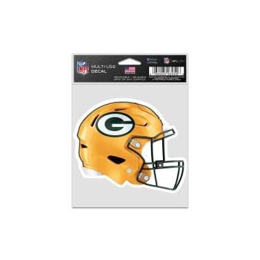 Imagem de Adesivos para ventilador de capacete Green Bay Packers 9,5 cm x 12,7 cm
