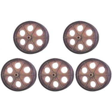 Imagem de Kit C/5 - Roda Para Carrinho Feira Pc - KAORI