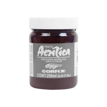 Imagem de Tinta Acrílica 250ml G1 64 Marrom Van Dick Corfix, 064 - MARROM VAN DI