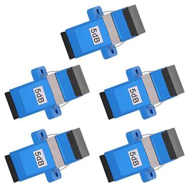 Imagem de Conector de Fibra óptica de Fibra de 5db UPC Supplidade Industrial de Atenuador óptico Adequado para Telecomunicações ABS Cerâmica