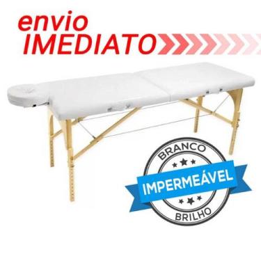 Imagem de Maca Mesa de Massagem Sirius Spa Largura 80cm Maleta Com Altura Regulá