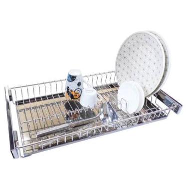 Imagem de Escorredor De Embutir 57cm Inox Com Trilhos Jomer 3075