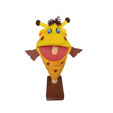 Imagem de Fantoche De Mão Girafa Lúdico
