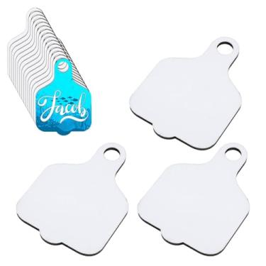 Imagem de 30pcs Sublimação na Placa de Nome do Quadro Harding, Espaços Em Branco MDF Personalizáveis ​​para Ornamentos de Chaveiros e Decoração Com Absorção de Tinta Projetada para