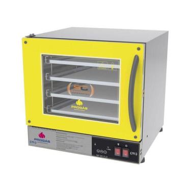 Imagem de Forno Turbo Digital Eletrico Prp-004 Amarelo Plus 127v Progás