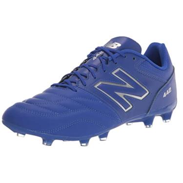 Imagem de New Balance Tênis de futebol masculino 442 V2 Team Fg, Azul/branco, 13 Wide