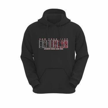 Imagem de Moletom Canguru Unissex Inverno Algodão Blusa de Frio Capuz Bolso-Unissex