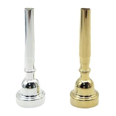 Imagem de simhoa 2 peças 3c trompete bocal de trompete Defina o bocal de instrumentos Acessórios para iniciantes para iniciantes