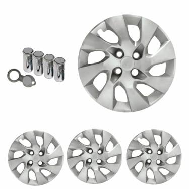 Imagem de Jogo Calota Aro 15 Onix Prisma 2014 à 2016 + Selo Resinado + Tampa Ventil Antifurto