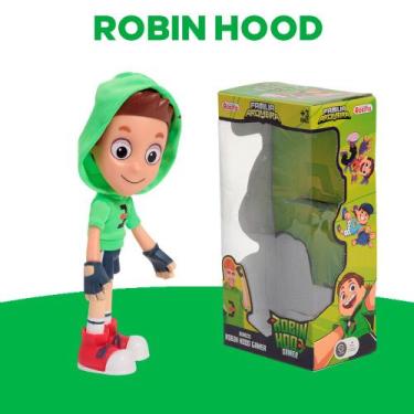 Imagem de Robin Hood Articulado Arqueiro Brinquedo Novo Criança 26cm - Rosita