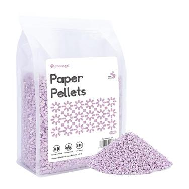 Imagem de Niteangel Roupa de cama com pellets de papel para hamster 850 g para hamsters anões sírios, gerbos, ratos Lemming Degus ou outros animais de estimação de tamanho pequeno (Roxo)