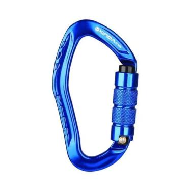 Imagem de Profissional 22kn Escalada Mosquetão Segurança Em Forma De Pêra Fivela