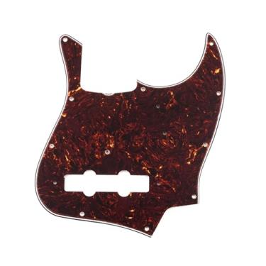 Imagem de Fender Escudo vintage puro, baixo de jazz '64, montagem de 11 furos, concha marrom, 3 camadas