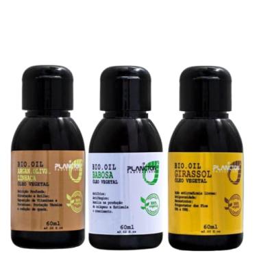 Imagem de PLANCTON - Kit Terapia de Força e Vitalidade - Bio Oil de Babosa - Linhaça - Girassol 60ml