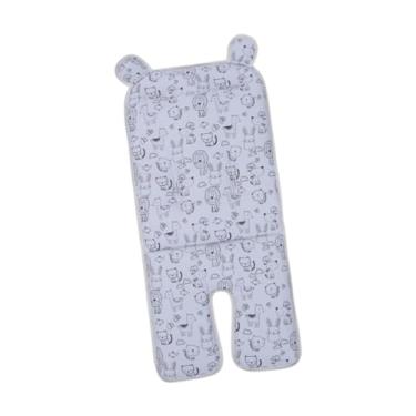 Imagem de YIJU Almofada para carrinho de bebê, forro para assento de bebê, acessórios para carrinho, almofada macia e reversível para assento de criança, Cinza