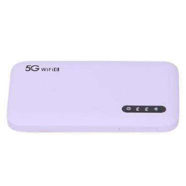 Imagem de 5G Mobile Hotspot Dispositivo, Viagem de Alta Velocidade WiFi Hotspot Router Com Slot para Cartão Nano SIM, Suporte de 16 Dispositivos, Wifi6, Bateria de 6100mAh, IP67water Proof