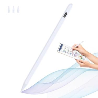 Imagem de Lápis para iPad A16 11ª geração com tempo de funcionamento de 26 horas, caneta Stylus com carregamento rápido e rejeição da palma da mão, caneta Apple compatível com iPad 11/10/9/8/7/6, Air, Pro