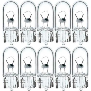 Imagem de Kit 10 Lâmpadas Esmagadas T10 12v Carros 5w Hella